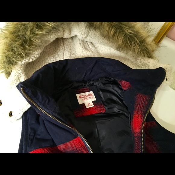 Mossimo Plaid vest small petite - Picture 3 of 8